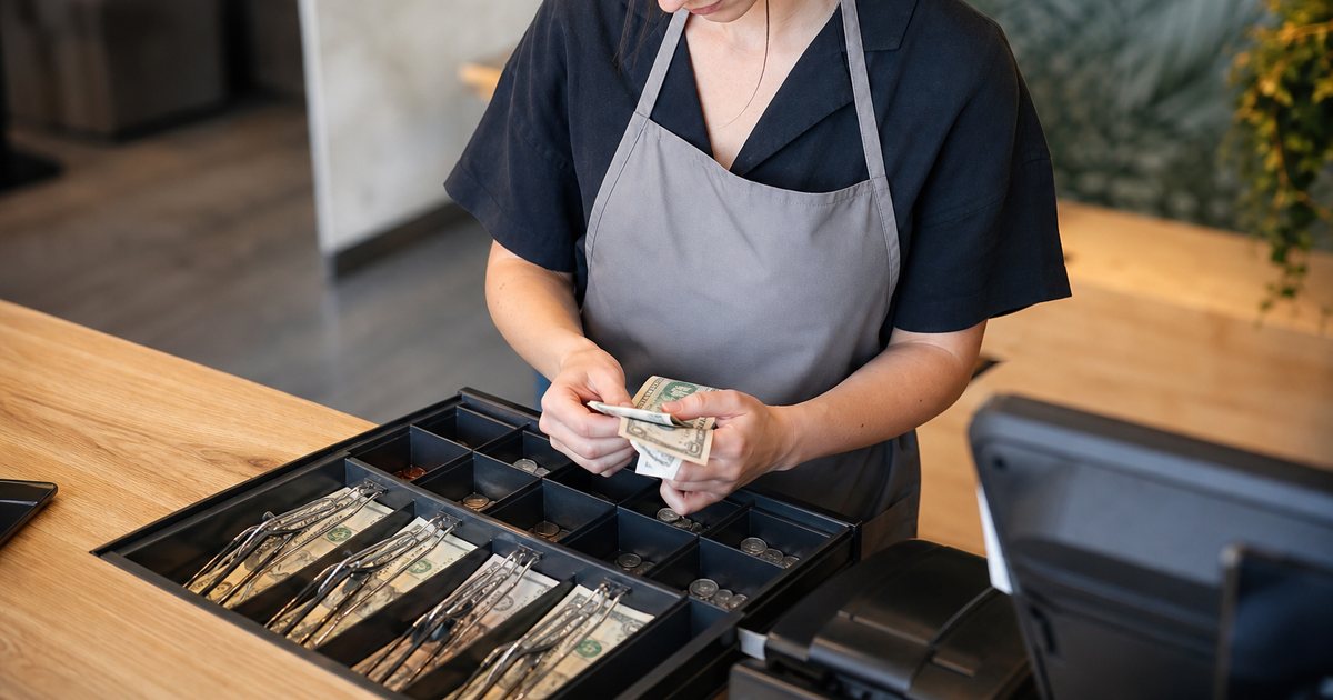 How do you set the right starting cash bank for a drawer each shift?